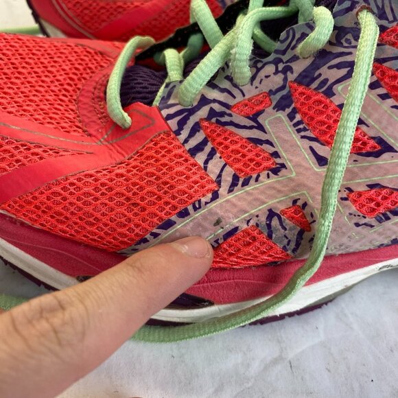 Asics Women's Athletic Shoes - Pink and Purple 241 - Picture 7 of 13